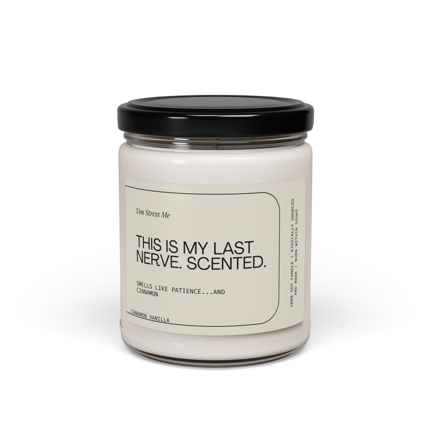 Petty, Cozy, and Scented – 9oz Soy Candle