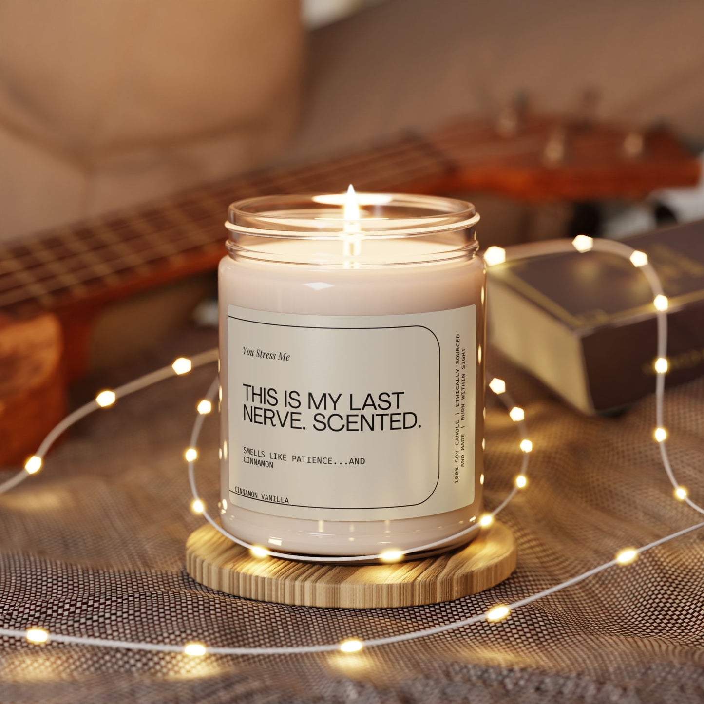 Petty, Cozy, and Scented – 9oz Soy Candle