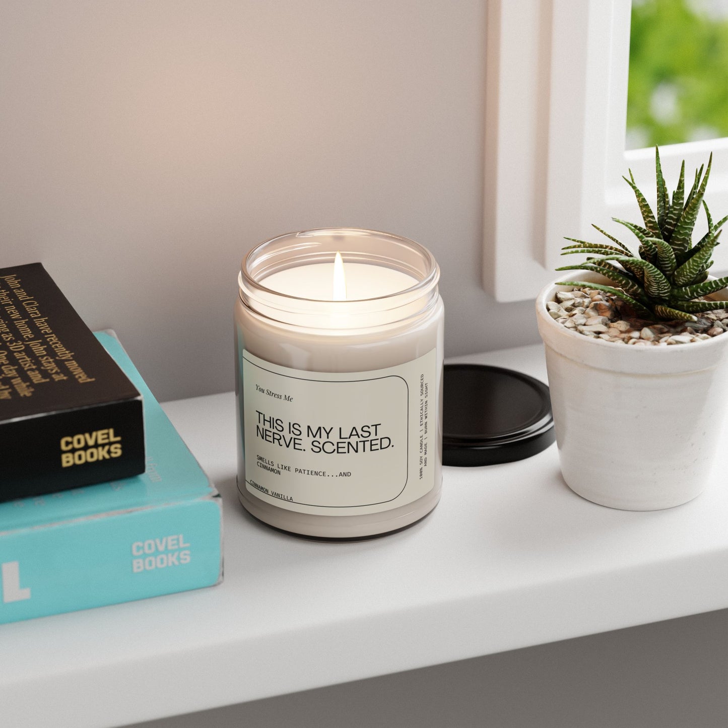 Petty, Cozy, and Scented – 9oz Soy Candle